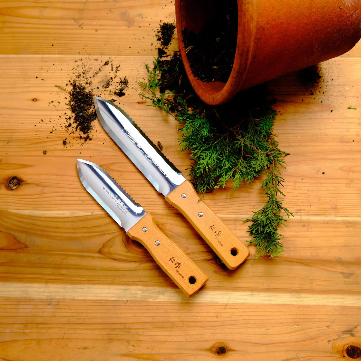 Compact Hori Hori - Japanese Stainless Steel Garden Knife Japanese Tools