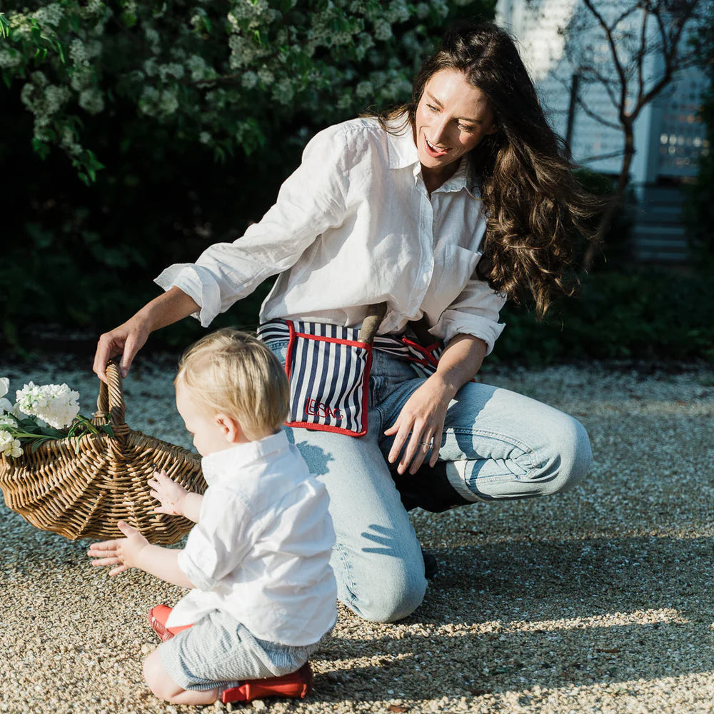 Le Sac Gardening Tool Belt - Navy Stripe