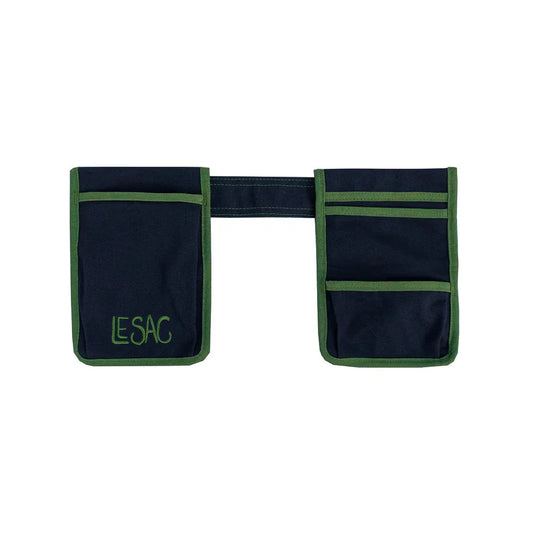 Le Sac Gardening Tool Belt - Navy with Green