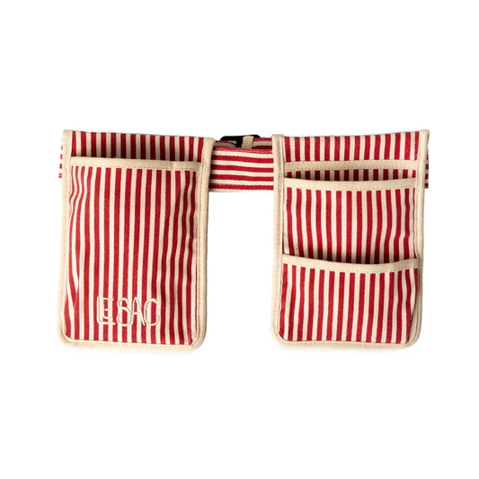 Le Sac Gardening Tool Belt - Red Stripe